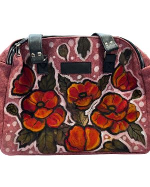 PROPS & Artyści Torebka Malowana Doctor’s Bag Berry Maki